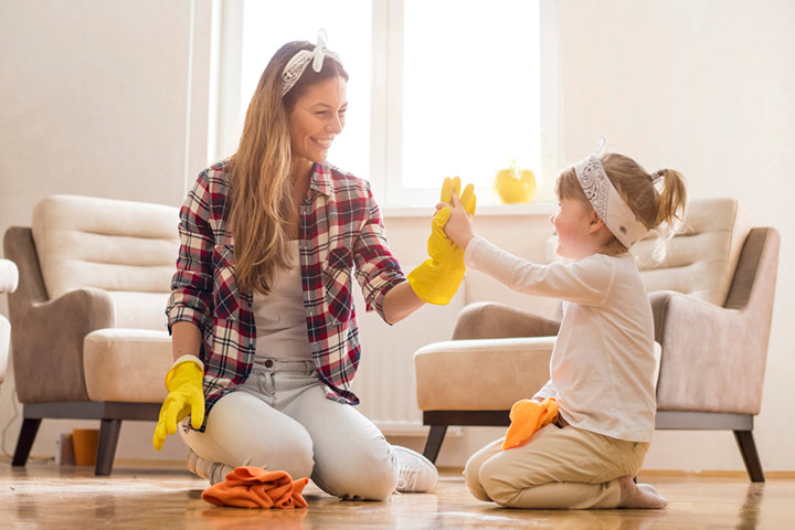 The robotic cleaning games for girls and boys