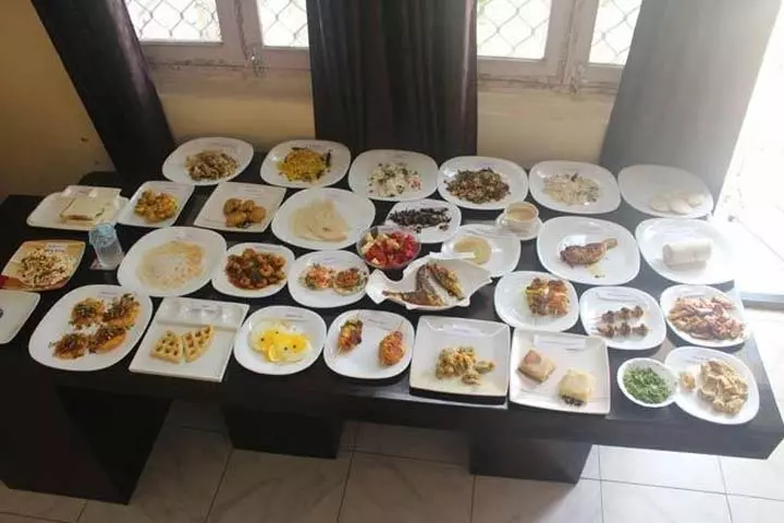 The young girl had two gazetted officers witnessing her cooking