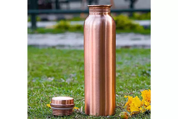 UDDHAV GOLD Pure Copper Water Bottle