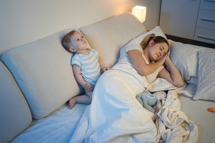 Nightime waking may indicate sleep regression in 18-month-olds