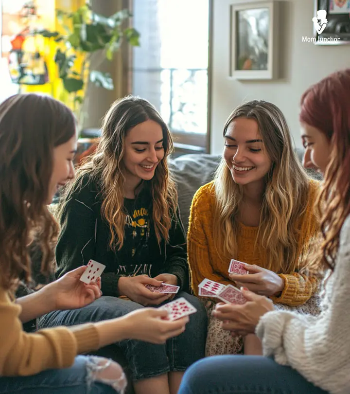 Women Enjoying Kitty Party Games