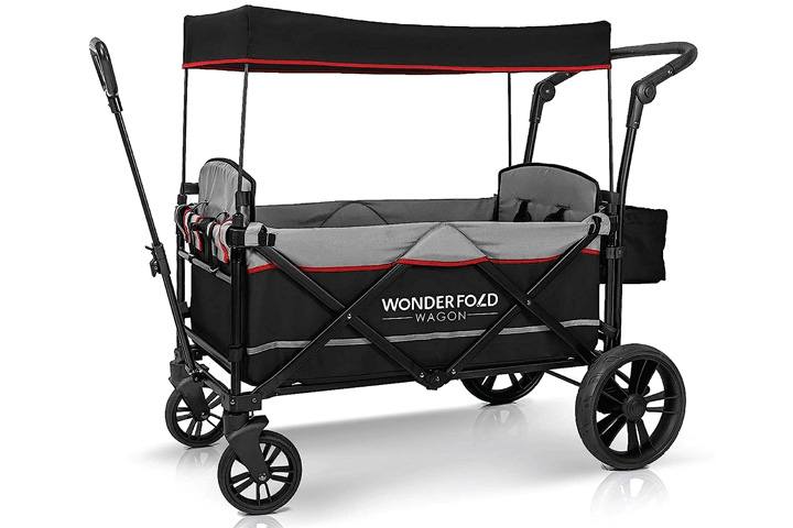 Wonderfold X2 Push & Pull Double Stroller Wagon
