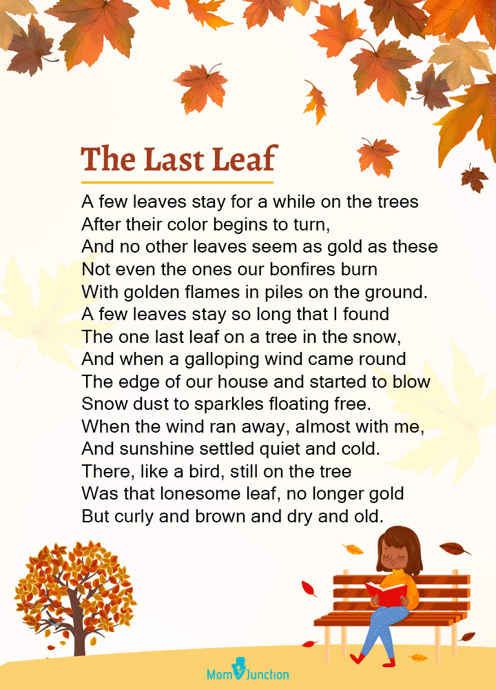 Free Printable Of Falling Leaves Poem - Free Printable Templates