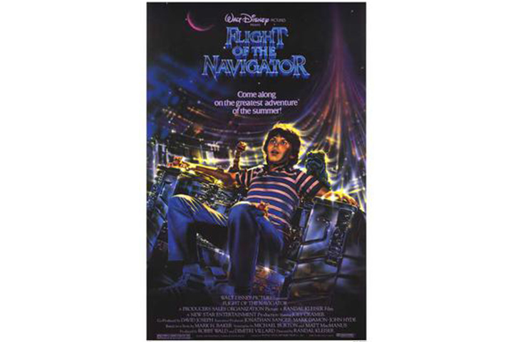 Flight Of The Navigator, space movie for kids