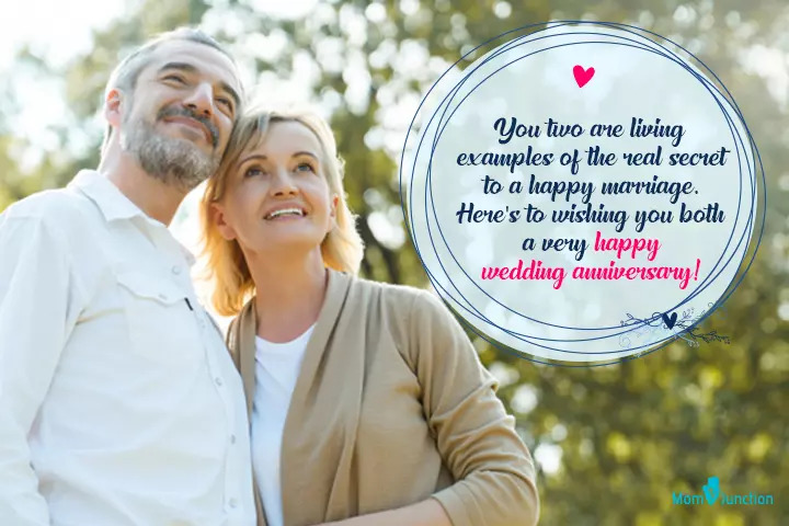 Secret to a happy marriage, 25th wedding anniversary wish