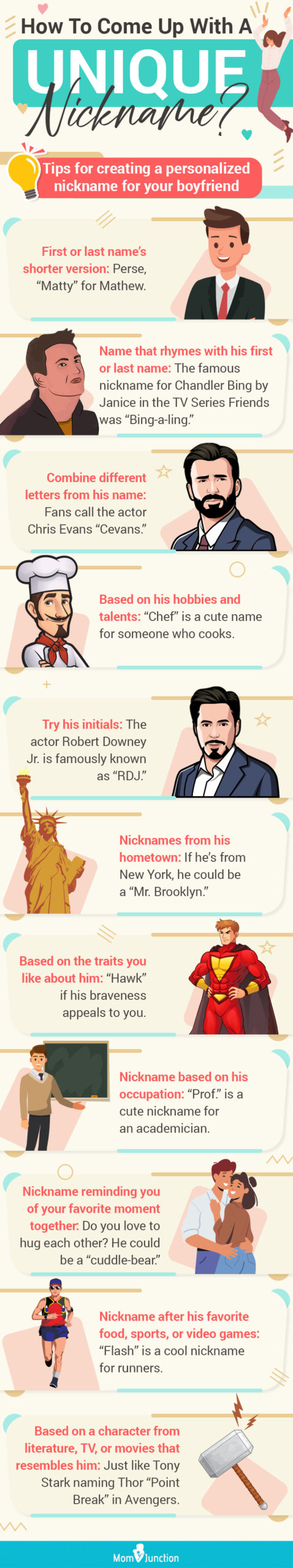 how to come up with a unique nickname [infographic]
