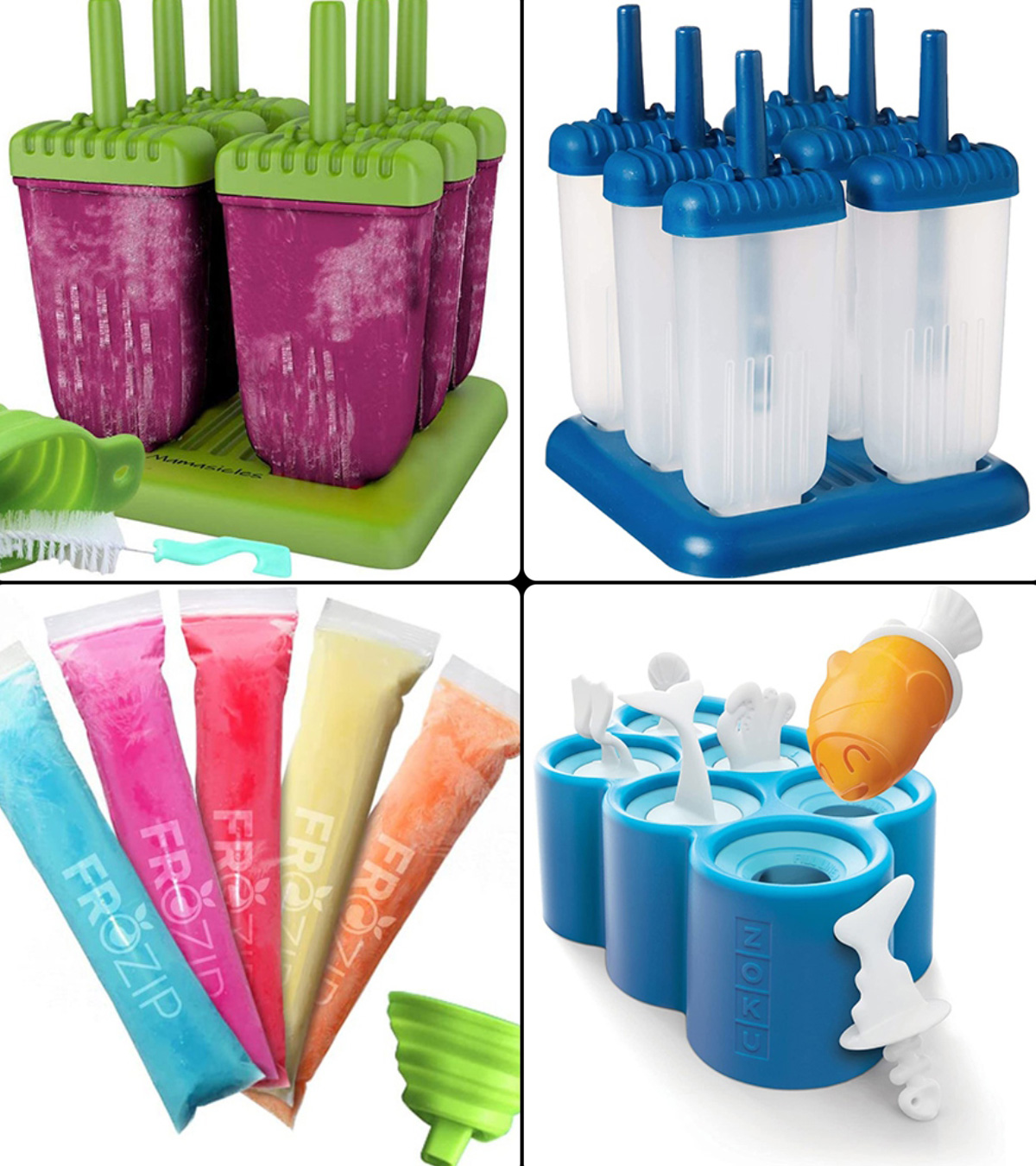 ice cream molds popsicle Popsicle Molds Ice Pop Maker Libre de BPA y reutilizable Reusable for kids baby