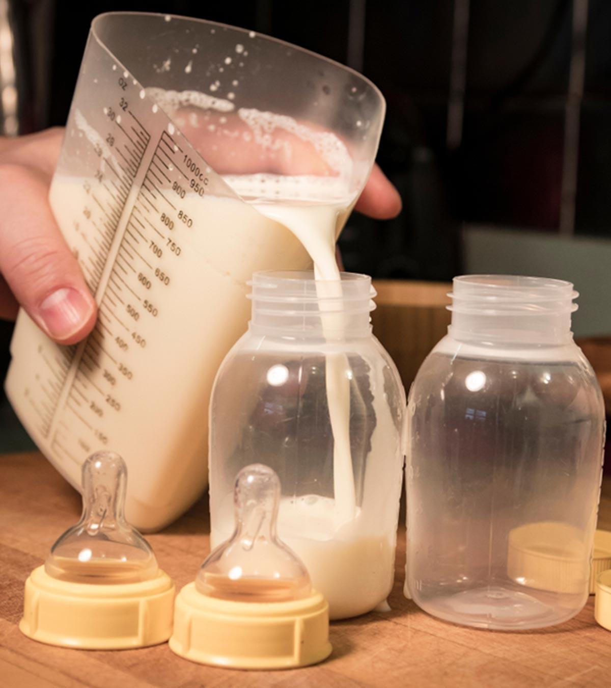 mixing breastmilk and formula