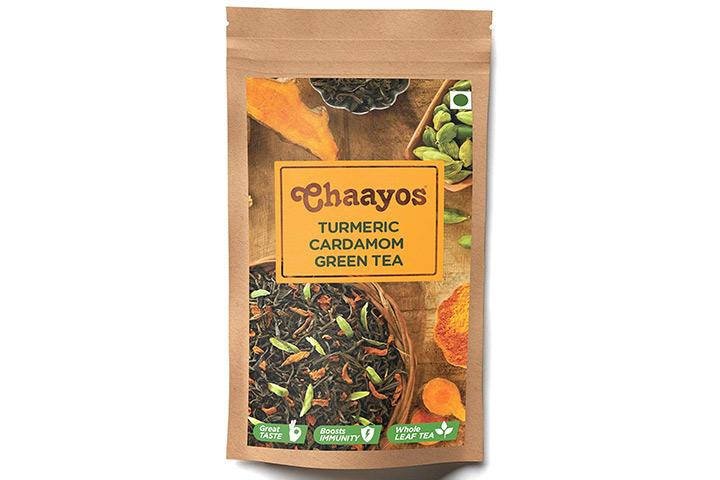 Chaayos Turmeric Cardamom Green Tea