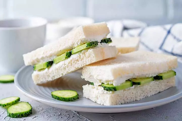 Cucumber sandwiches