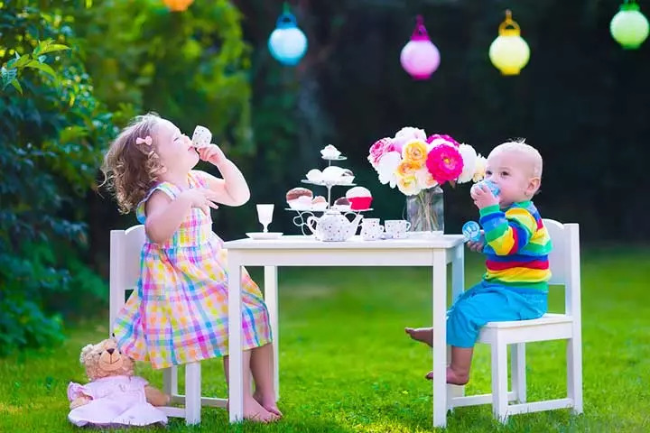 Cute table, tea party ideas for kids