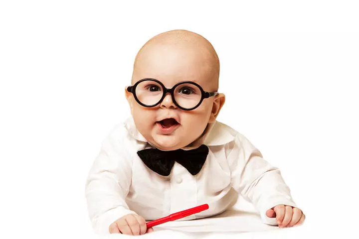 Dress up like an adult, newborn photo ideas