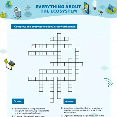 Everything About The Ecosystem: Cross Word Puzzle_image