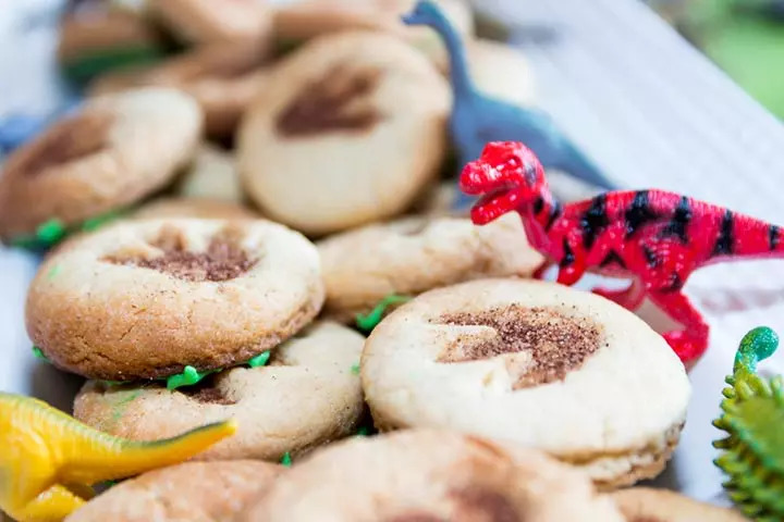 Fossil cookies dinosaur crafts for kids