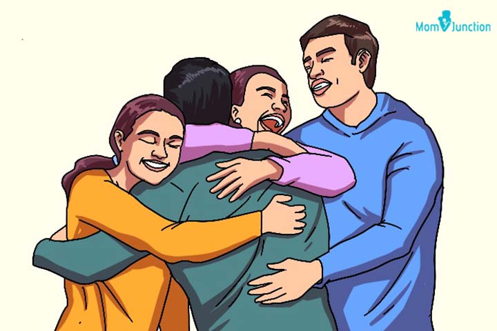 Types of hug_Group hug