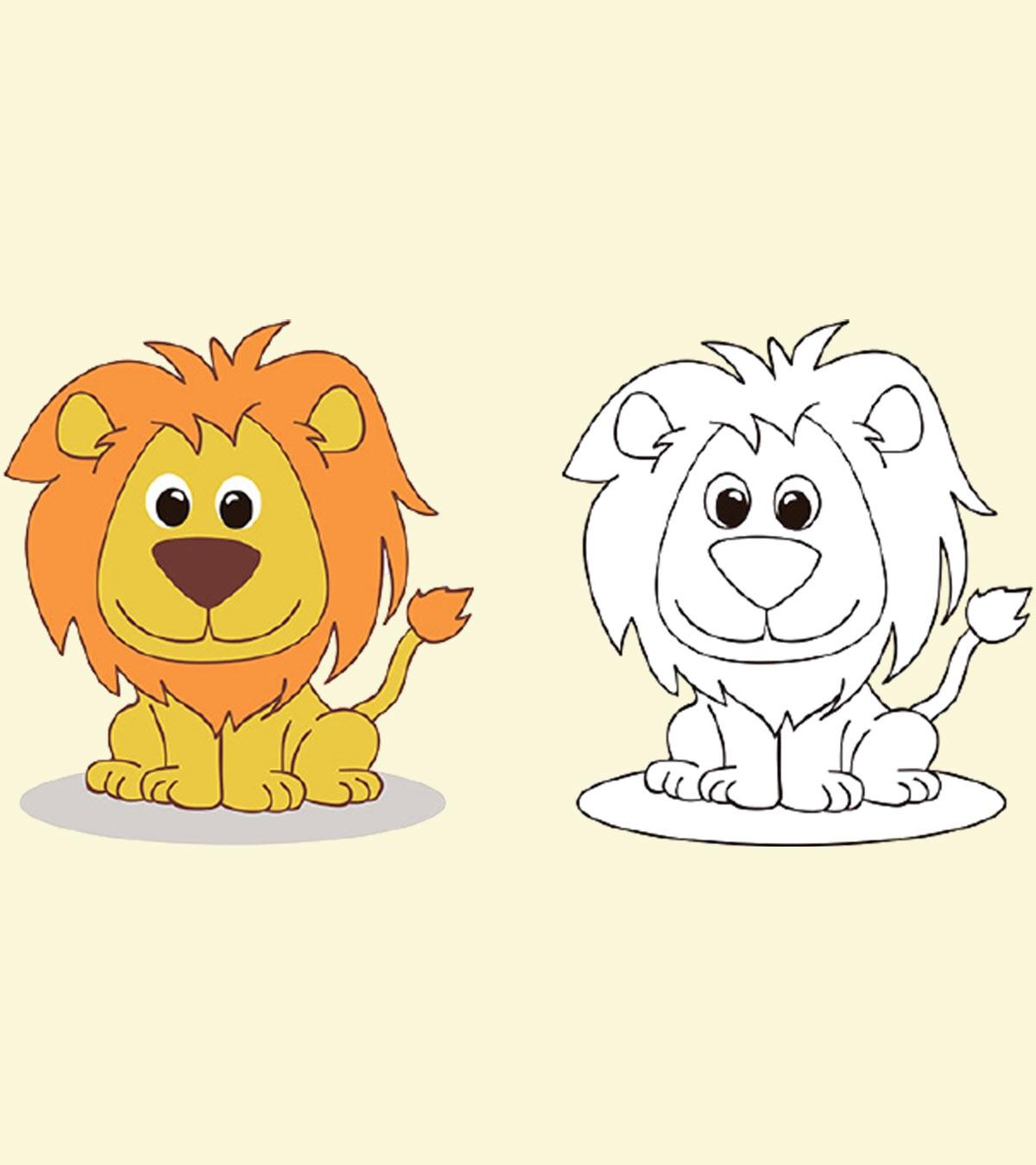 How To Draw A Lion For Kids Easy StepByStep Tutorial