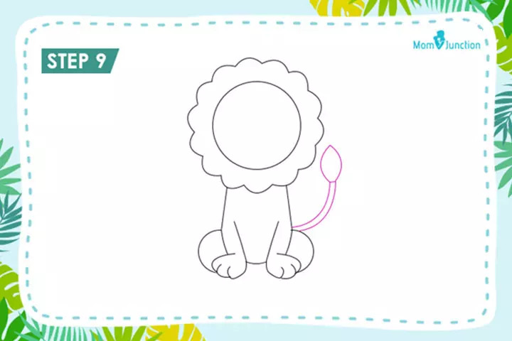 Method 1 step 9 how to draw a lion