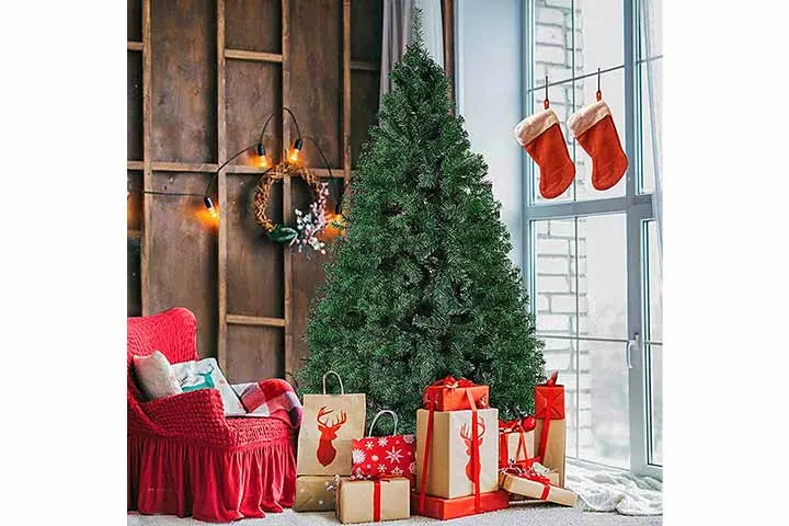 KARMAS PRODUCT Artificial Christmas Tree With Decorations