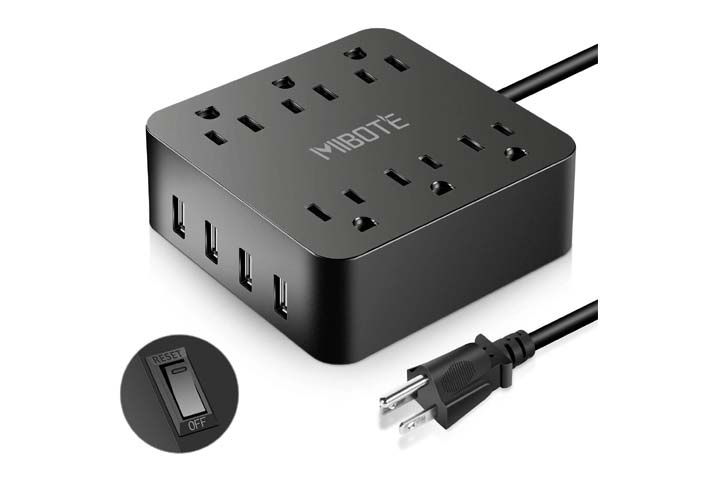 MIBOTE Power Strip With Surge Protector