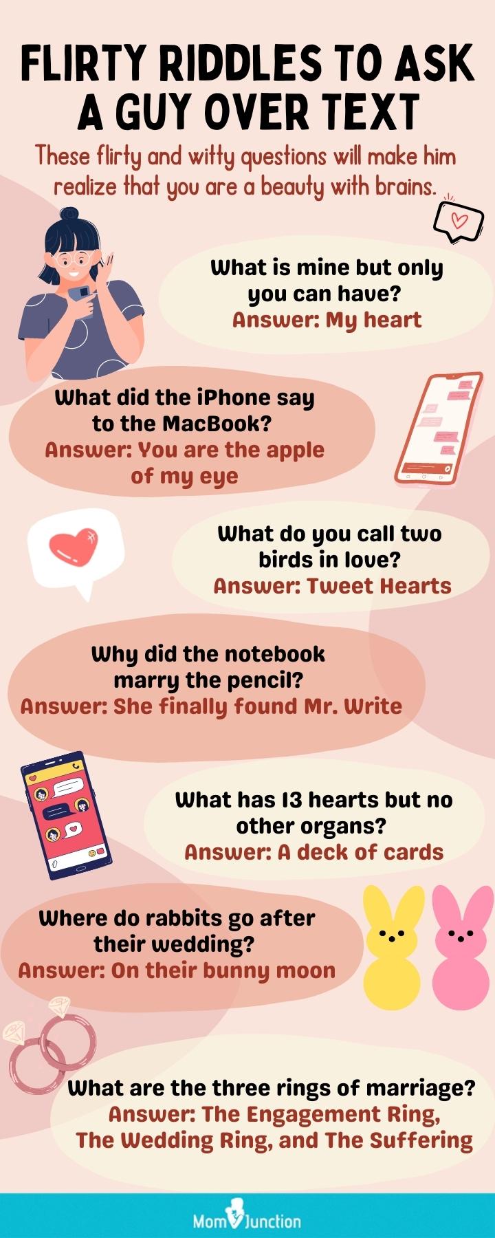 flirty texts (infographic)