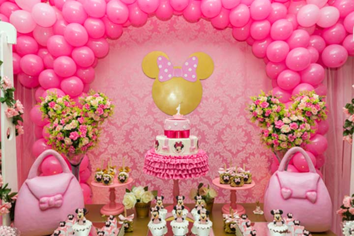 Minnie Mouse birthday party themes for girls