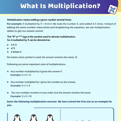 Multiplication Worksheets: An Introduction