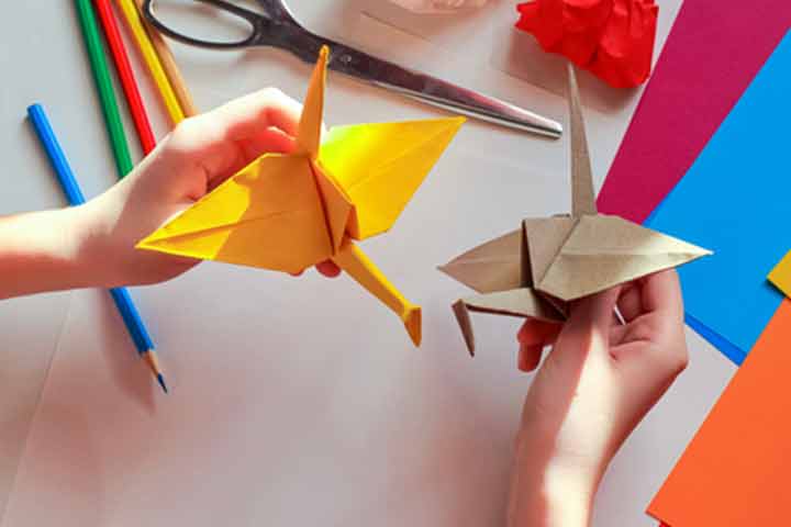 Origami spring activities for kids
