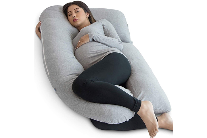 Cozy Bump 2020 New and Improved Pregnancy Pillow Gray 