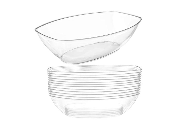 Prestee Plastic Snack Serving Bowls