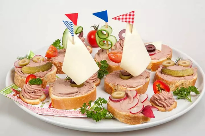 Sandwiches, tea party ideas for kids