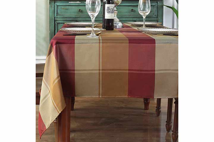Sastybale Checkered Tablecloth