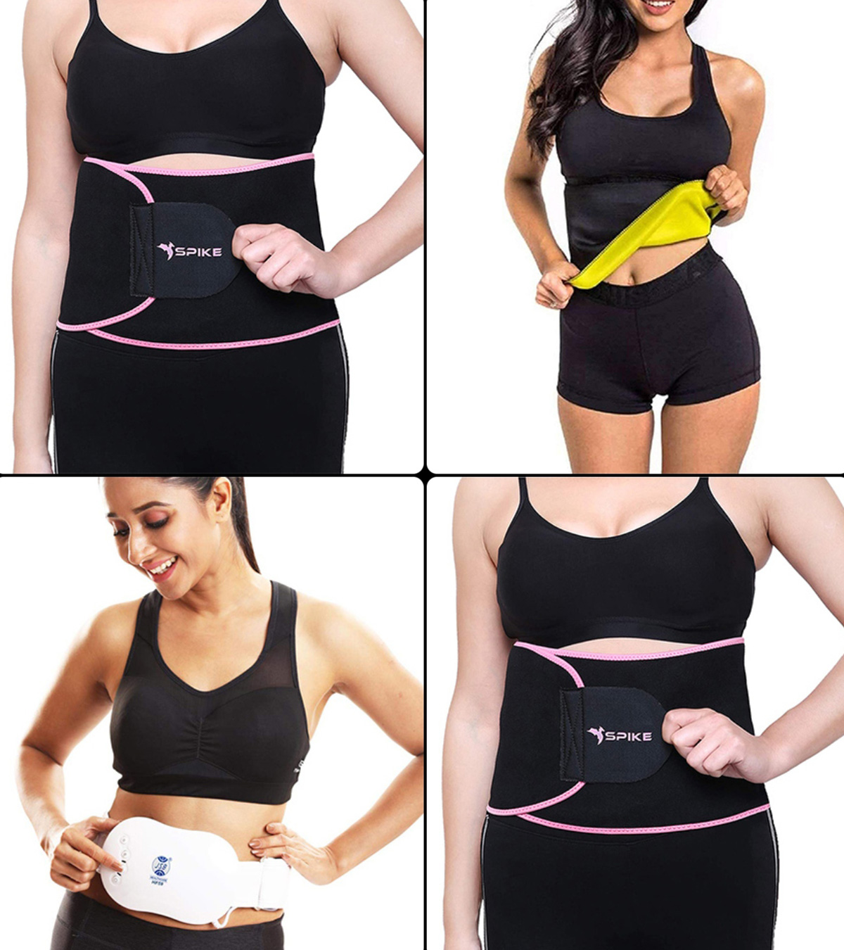Sweatness Women's Fat Burning Slimming Belt incl Pink Weight loss guarantee, 