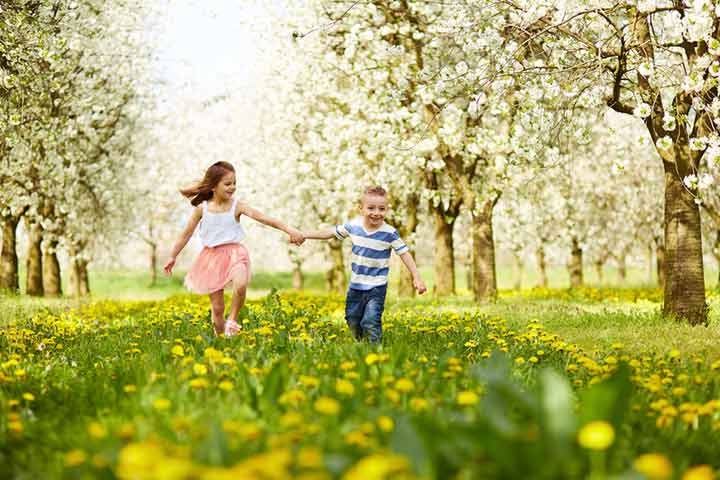 Spring walk activities for kids