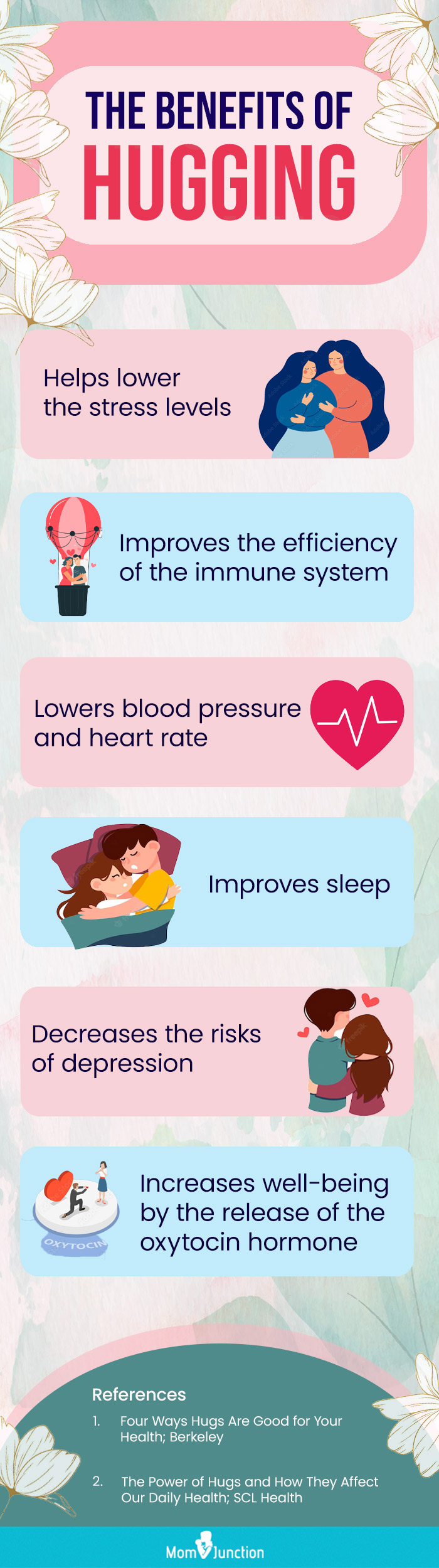 the benefits of hugging [infographic]