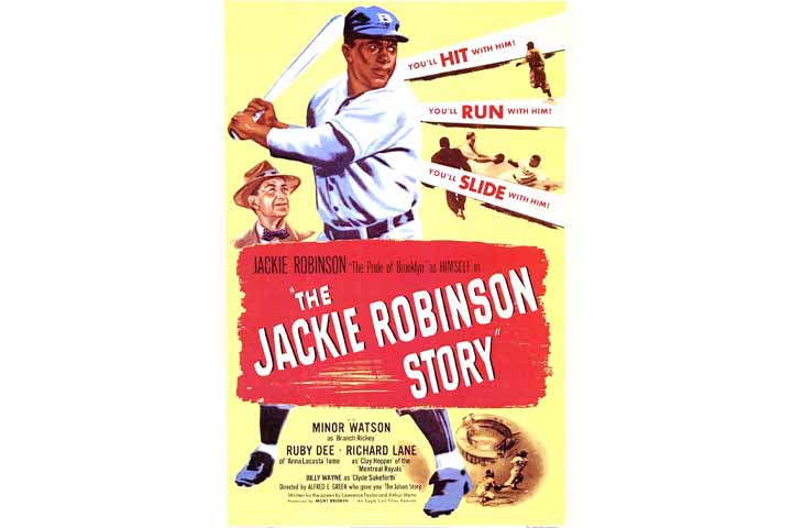 The Jackie Robinson Story, baseball movie for kids