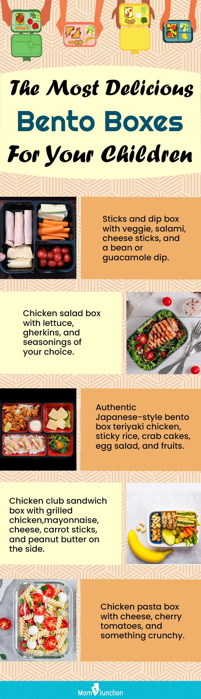the most delicious bento boxes for your children [infographic]