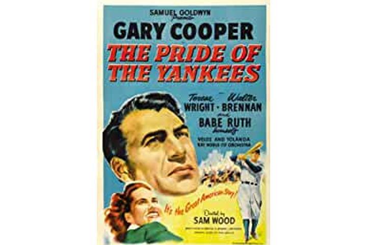 The Pride Of The Yankees, baseball movie for kids