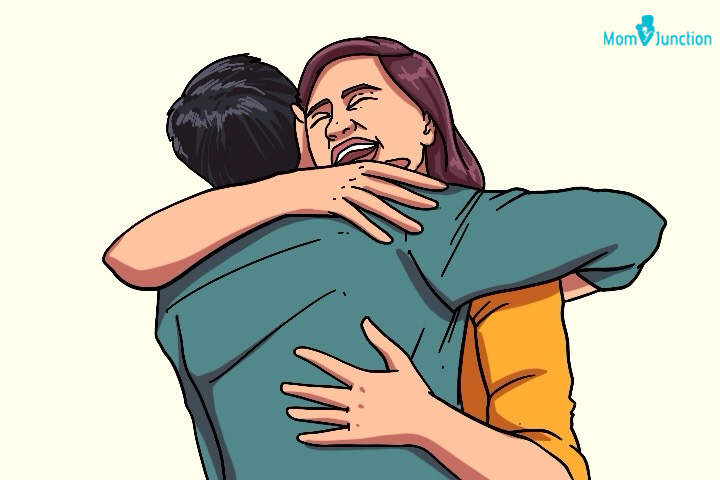 Types of friend hug