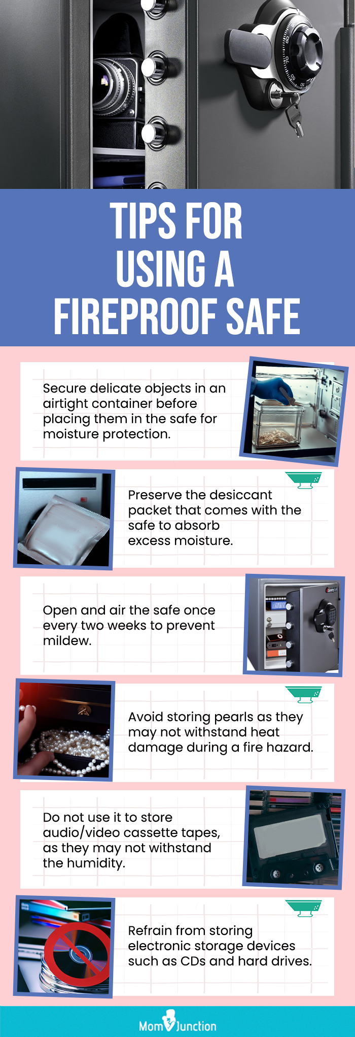 Tips For Using A Fireproof Safe(infographic)