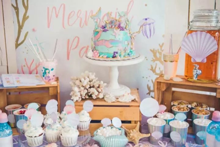 Underwater mermaid birthday party themes for girls