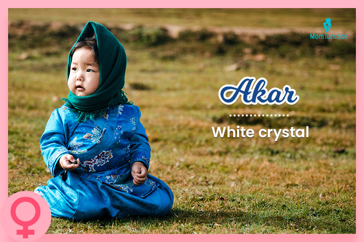 Unique Tibetan and Sherpa baby name meaning white crystal