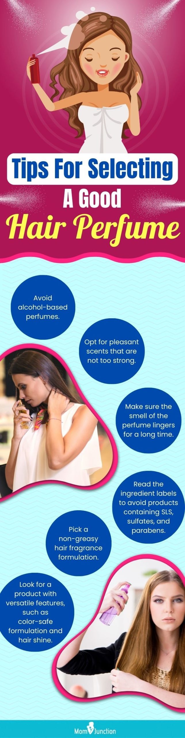 Advice For Selecting A Good Perfume For Hairs(infographic)