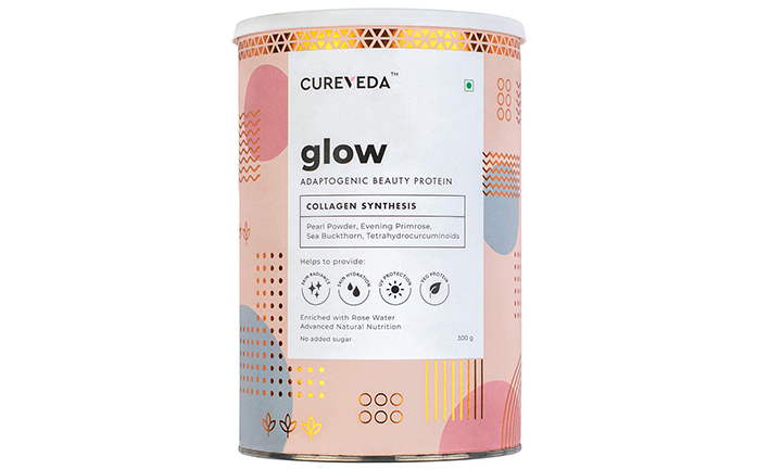 Cureveda Glow Plant-Based Collagen Protein Powder