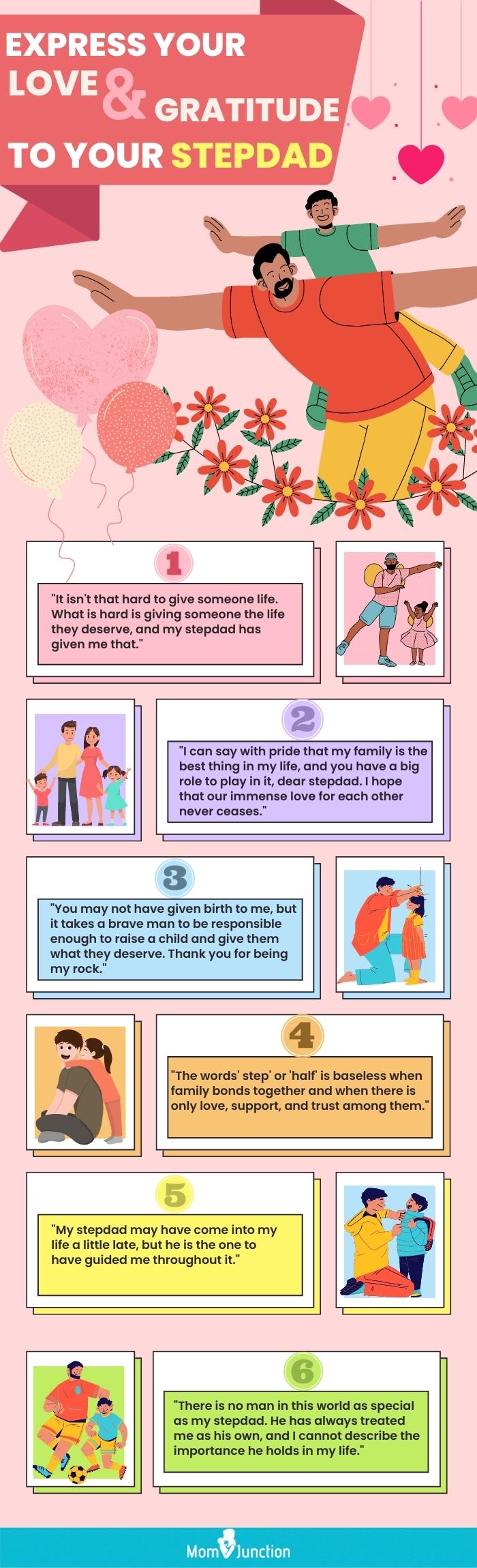 express your love and gratitude to your stepdad (infographic)