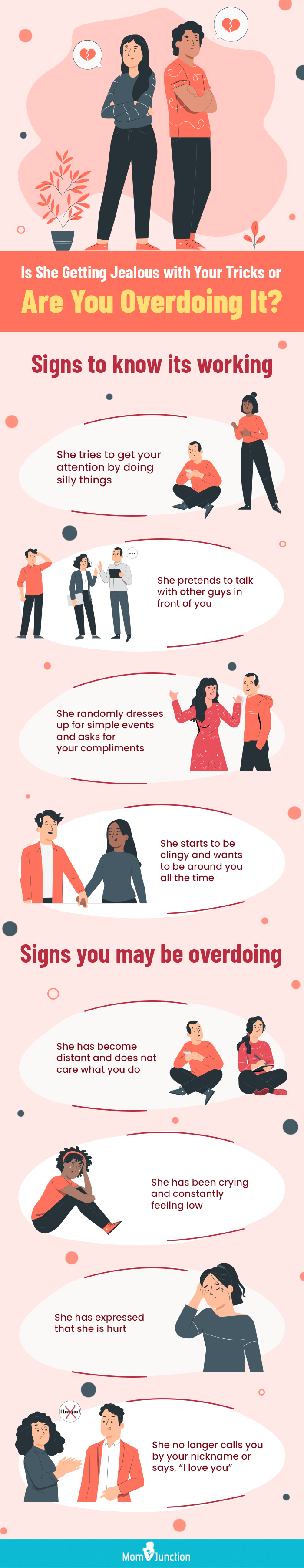 is she getting jealous of your tricks or are you overdoing it (infographic)