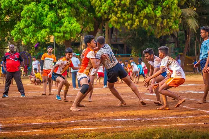 Kabaddi, traditional Indian game for kids