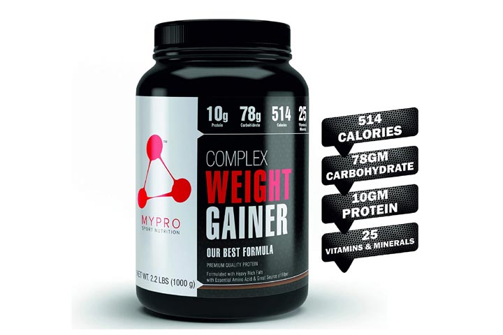 Mypro Sport Nutrition Complex Weight Gainer Advanced Supplement Powder