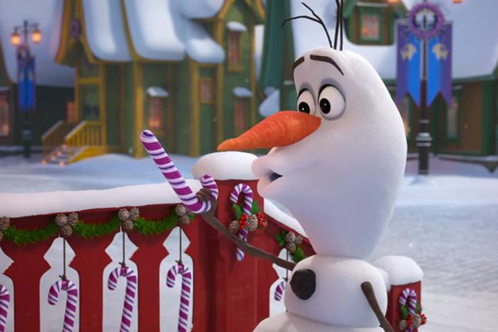 Olaf's Frozen Adventure Christmas movie for kids