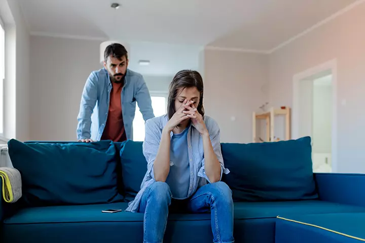 Stressed couple quote about fighting in a relationship