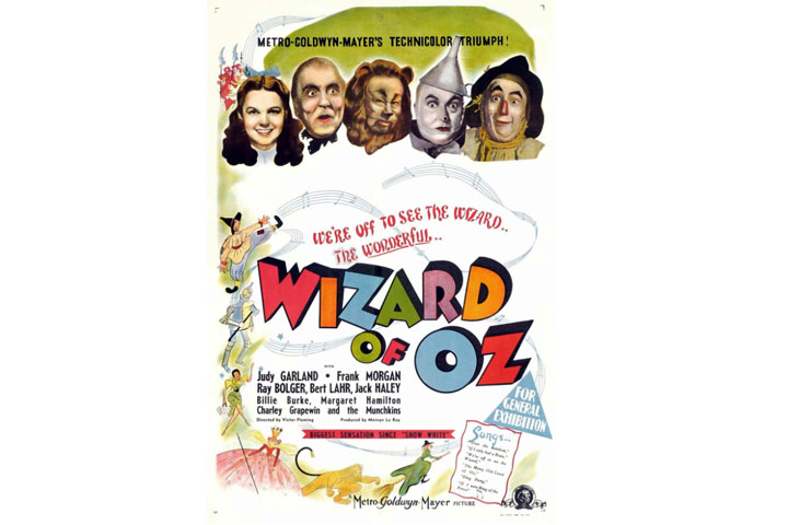 The Wizard of Oz, musical movies for children